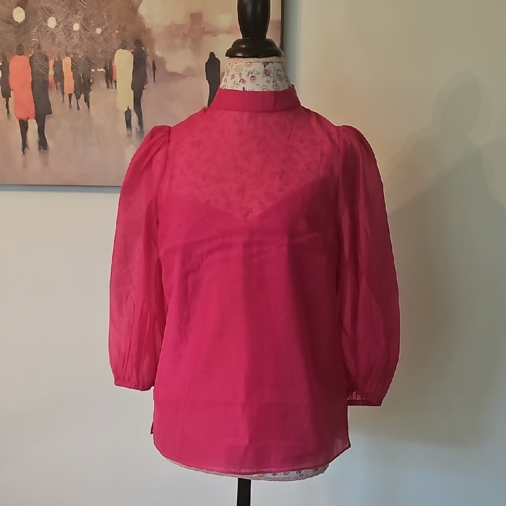 NWT TED BAKER Elegant Pink Women's Top.Size 2